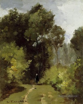 dans les bois 1864 Camille Pissarro Peinture à l'huile